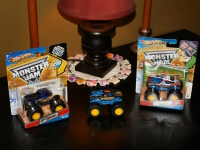 Mattel's Hot Wheels version of USHRA Monster Jam's AfterShock Racing Team